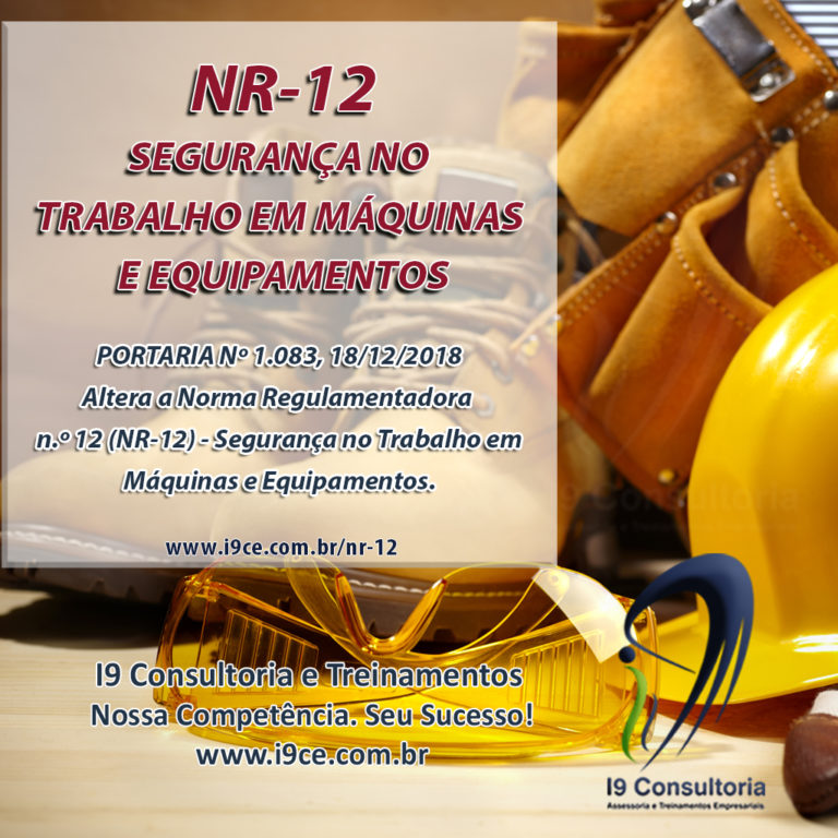 Portaria N 1.083 - NR 12 - Segurança No Trabalho Em Máquinas E ...